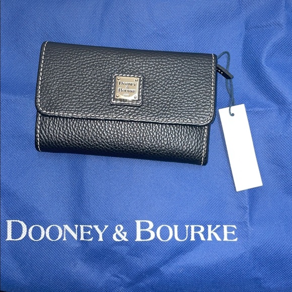 NWT Dooney & Bourke ‘Lucca’ Leather Drawstring Hobo W/Wallet - Picture 14 of 16